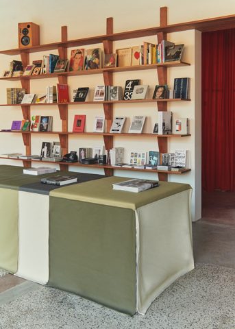 Leather Counter by Lærke Ryom, view 2